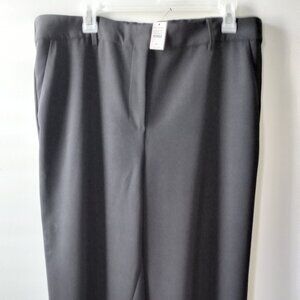 'TALBOTS' Wide leg Solid Black Pant NWT Size 14